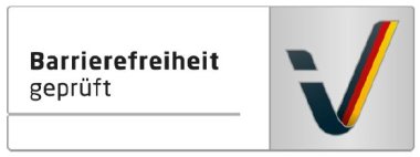 Foto: Logo Barrierefreiheit geprüft